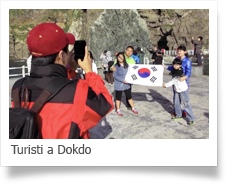 Turisti a Dokdo