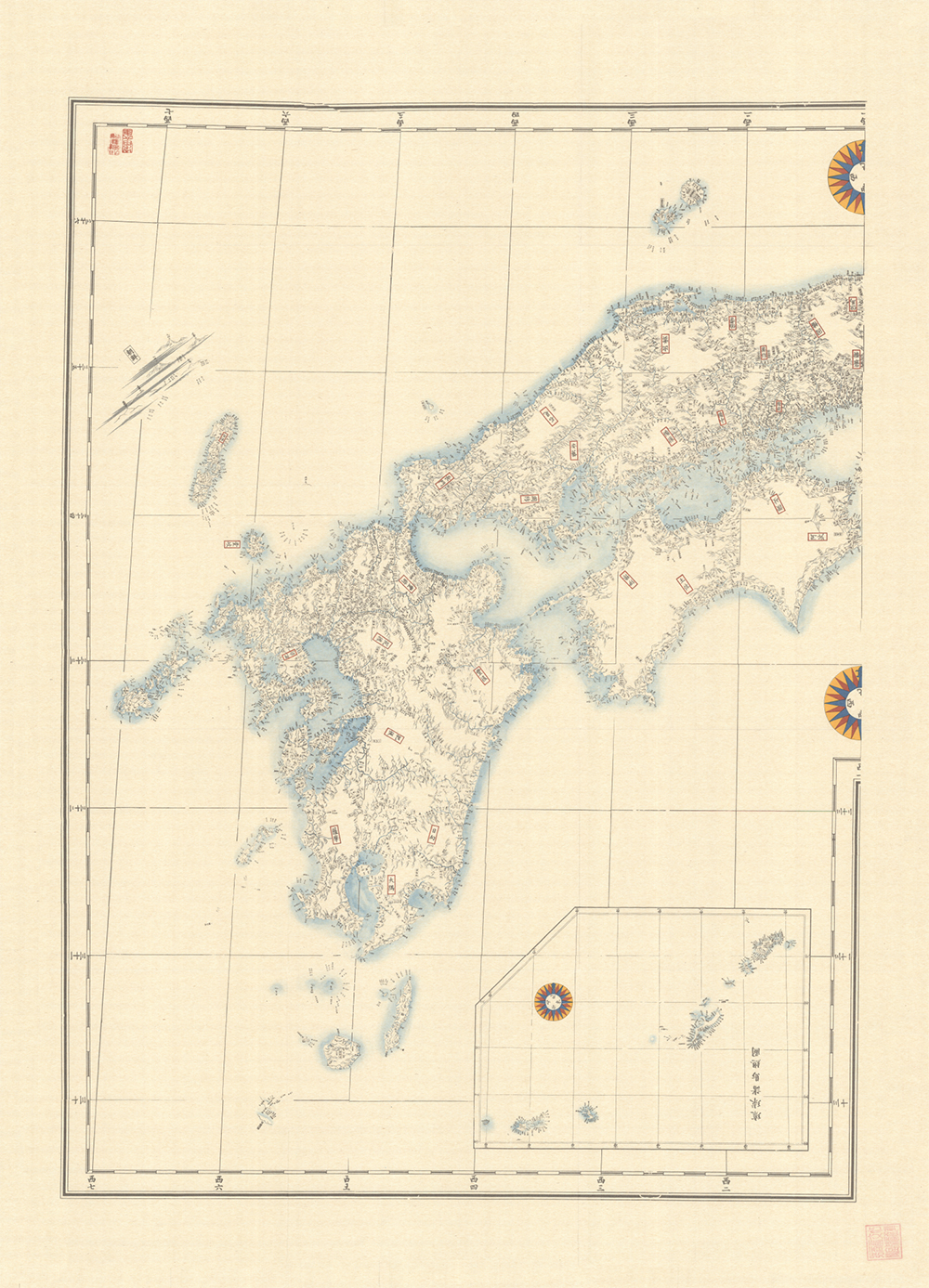 관판실측일본지도